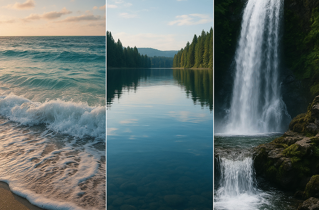 Jak fotografować wodę — morza, jeziora, wodospady