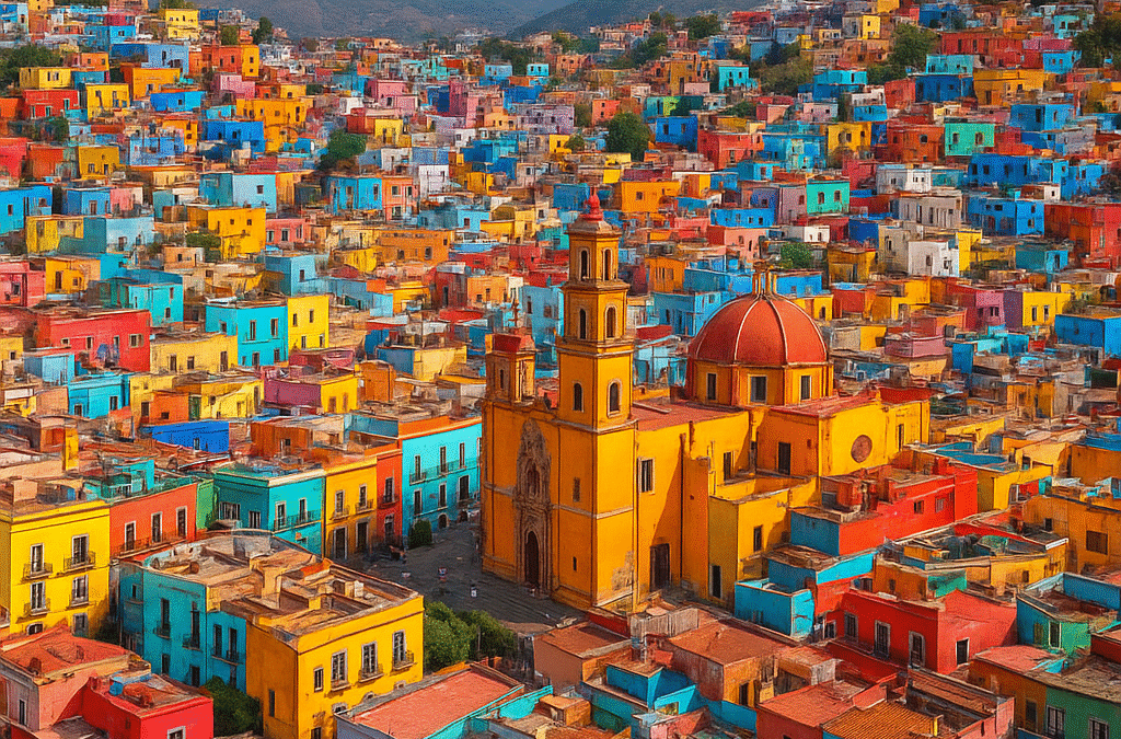 Najbardziej kolorowe miasta na świecie