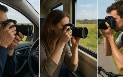 Jak robić zdjęcia podczas jazdy — z auta, pociągu, roweru